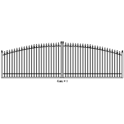 Wholesale Gates Ornamental Aluminum Gates, Gate Installation Gate 1 