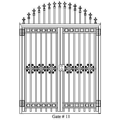 Wholesale Gates Ornamental Aluminum Gates, Gate Installation Gate 11