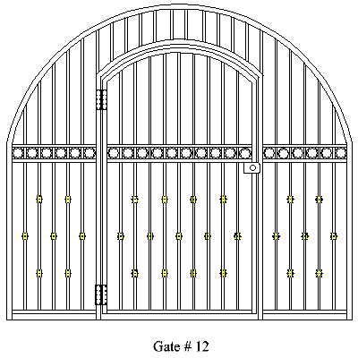 Wholesale Gates Ornamental Aluminum Gates, Gate Installation Gate 12