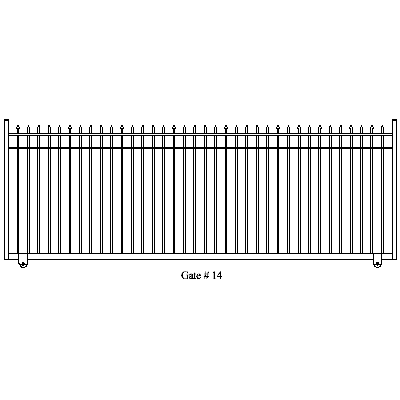 Wholesale Gates Ornamental Aluminum Gates, Gate Installation Gate 14