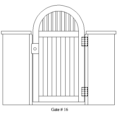 Wholesale Gates Ornamental Aluminum Gates, Gate Installation Gate 16