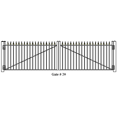 Wholesale Gates Ornamental Aluminum Gates, Gate Installation Gate 20