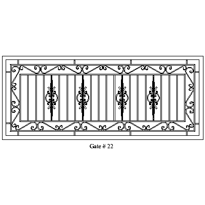 Wholesale Gates Ornamental Aluminum Gates, Gate Installation Gate 22
