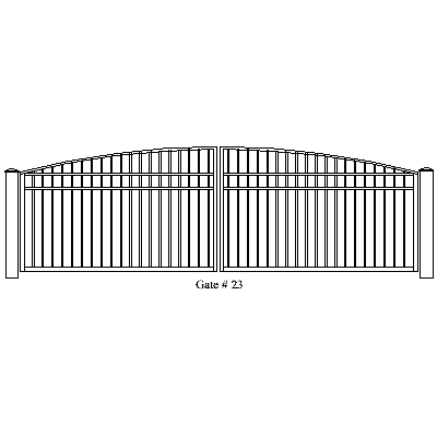 Wholesale Gates Ornamental Aluminum Gates, Gate Installation Gate 23