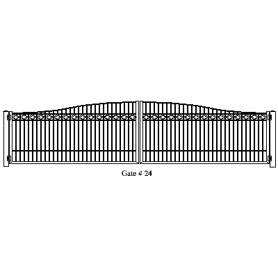 Wholesale Gates Ornamental Aluminum Gates, Gate Installation Gate 24