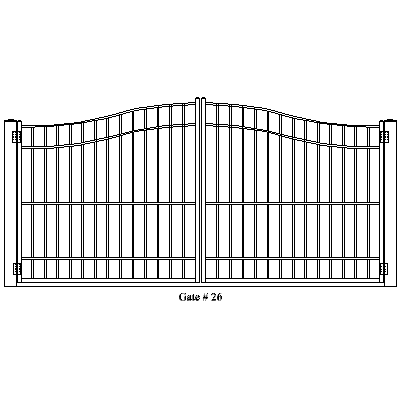 Wholesale Gates Ornamental Aluminum Gates, Gate Installation Gate 26
