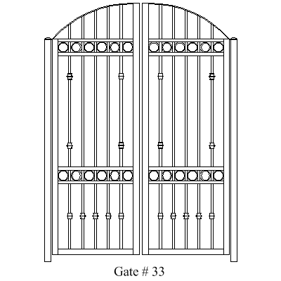 Wholesale Gates Ornamental Aluminum Gates, Gate Installation Gate 33