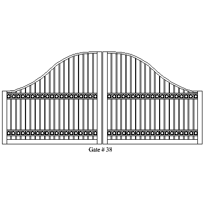 Wholesale Gates Ornamental Aluminum Gates, Gate Installation Gate 38
