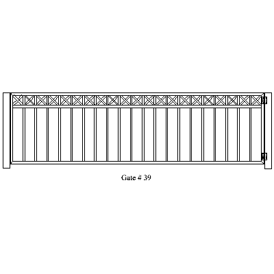 Wholesale Gates Ornamental Aluminum Gates, Gate Installation Gate 39