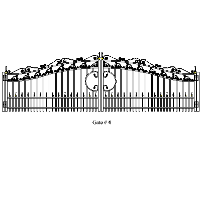 Wholesale Gates Ornamental Aluminum Gates, Gate Installation Gate 4