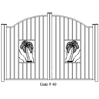 Wholesale Gates Ornamental Aluminum Gates, Gate Installation Gate 40