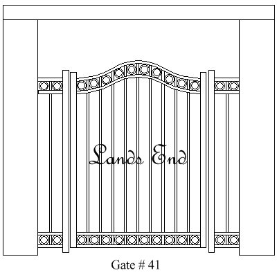 Wholesale Gates Ornamental Aluminum Gates, Gate Installation Gate 41