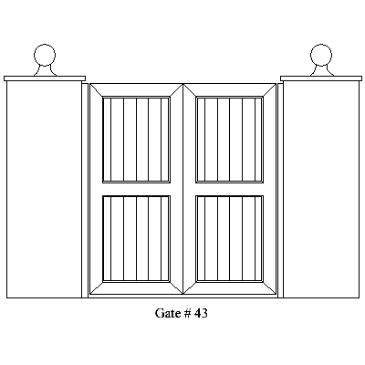 Wholesale Gates Ornamental Aluminum Gates, Gate Installation Gate 43
