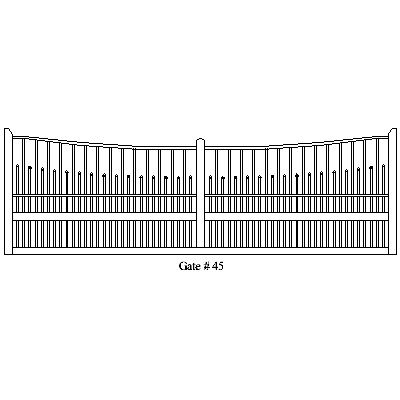 Wholesale Gates Ornamental Aluminum Gates, Gate Installation Gate 45