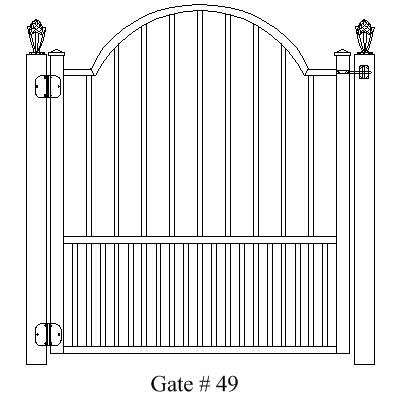 Wholesale Gates Ornamental Aluminum Gates, Gate Installation Gate 49