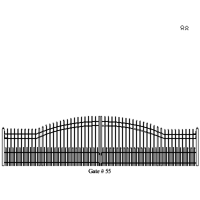Wholesale Gates Ornamental Aluminum Gates, Gate Installation Gate 55