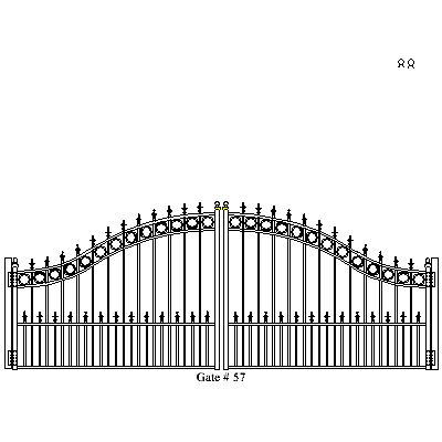 Wholesale Gates Ornamental Aluminum Gates, Gate Installation Gate 57